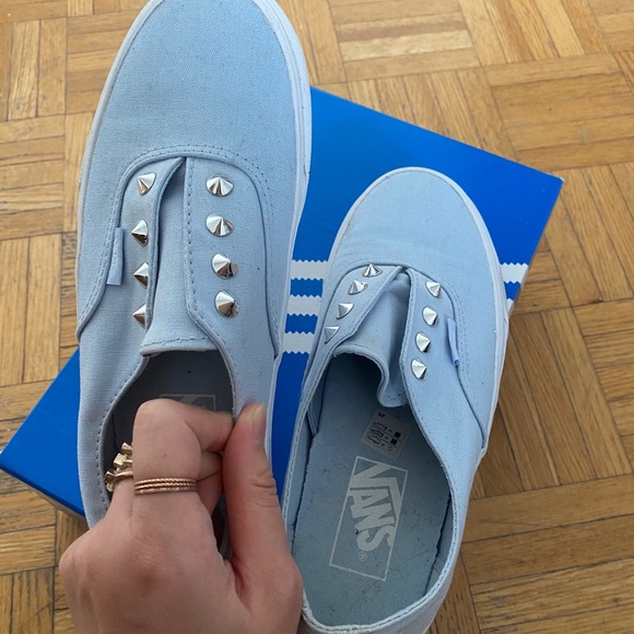 Vans Light Blue Slips On - Picture 4 of 4